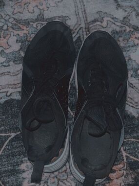 Men's Black Athletic Running Shoes - Lightweight Comfort